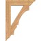 Ekena Millwork Balboa Traditional Smooth Bracket w/ Offset Brace, Western Red Cedar, 7 1/2"W x 32"D x 44"H BKT0806X32X44BOA01SWR - alternate 4